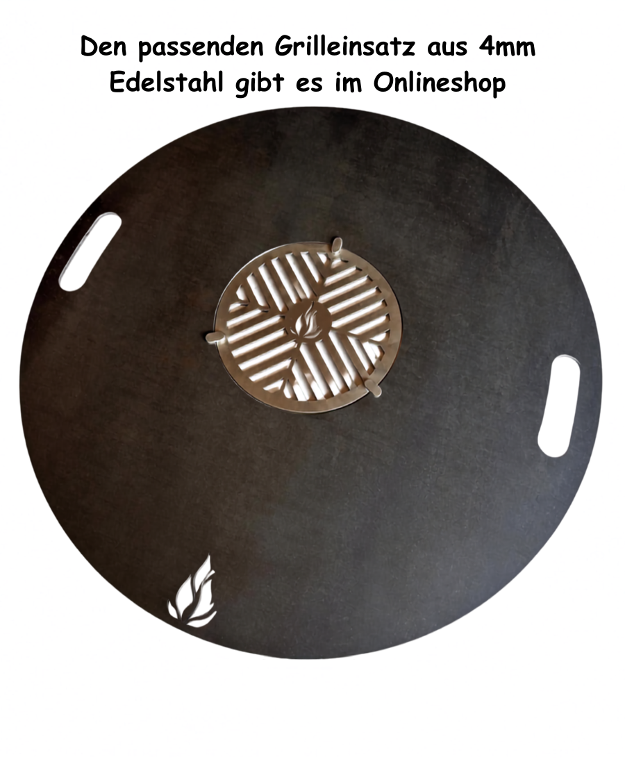 Lehnert Feuerplatte 60cm aus 6mm Stahlblech – Bild 4