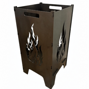 Feuertonne Flammen 74cm aus 3mm Stahlblech