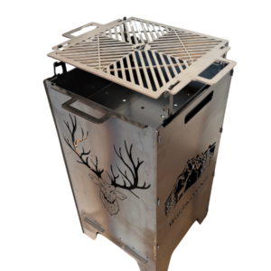 Lehnert Grillrost 4mm Edelstahl + Aschewanne für Feuertonne