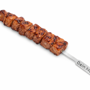 10x Lehnert Schaschlikspieße personalisiert 50cm Edelstahl Grillspieß